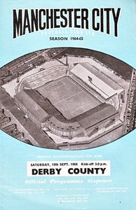 Manchester City v Derby County 1964/65